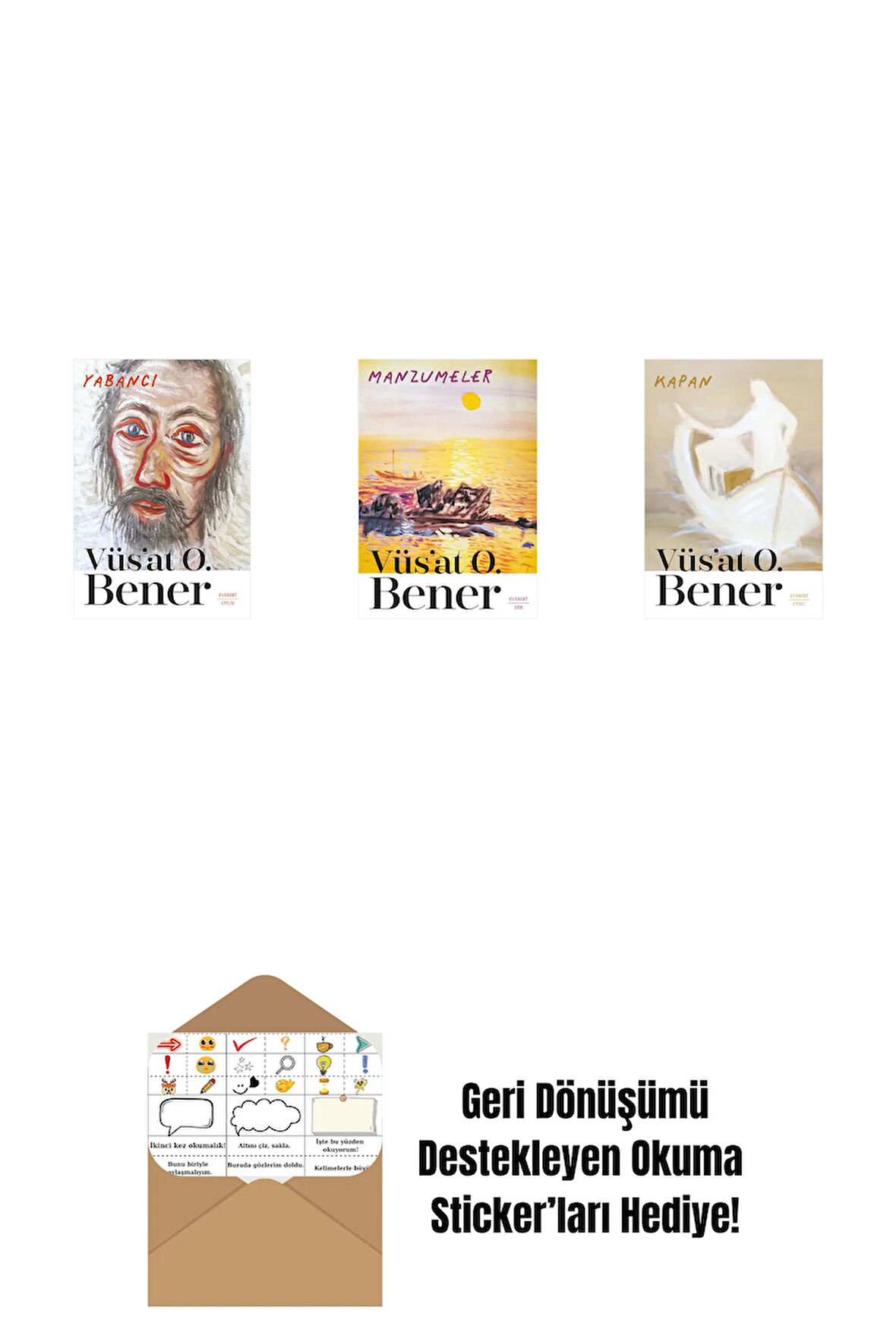 Yabancı + Manzumeler + Kapan + Okuma Sticker'ları