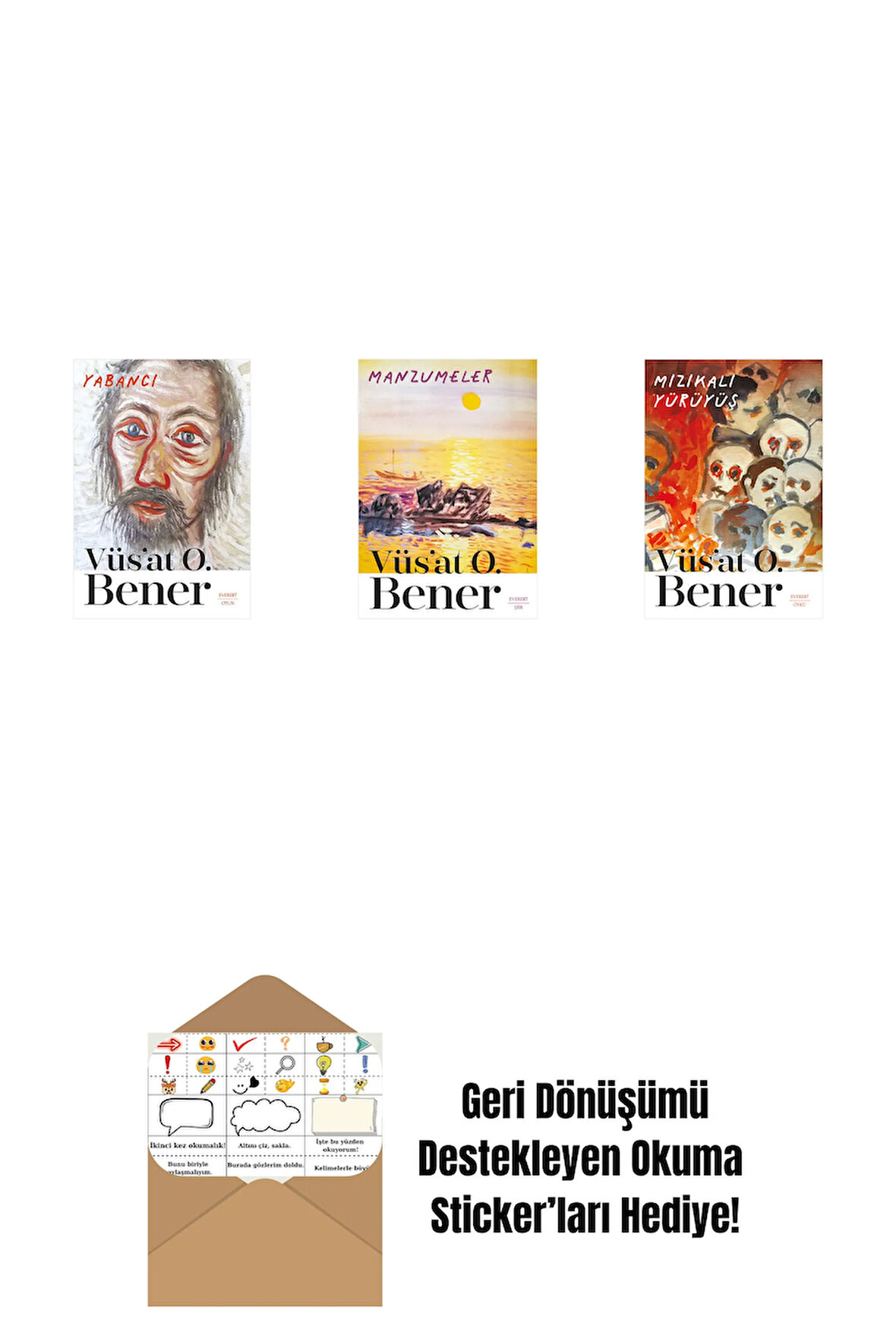 Yabancı + Manzumeler + Mızıkalı Yürüyüş + Okuma Sticker'ları