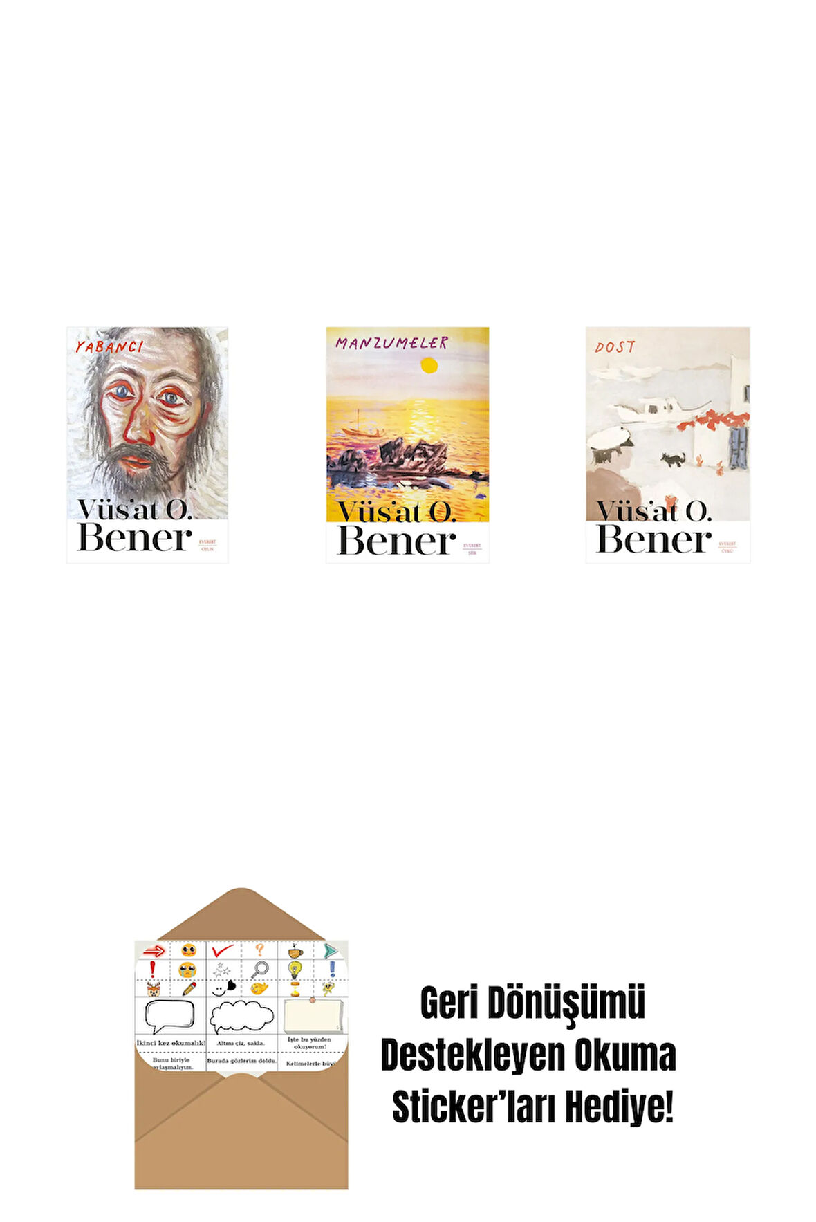 Yabancı + Manzumeler + Dost + Okuma Sticker'ları