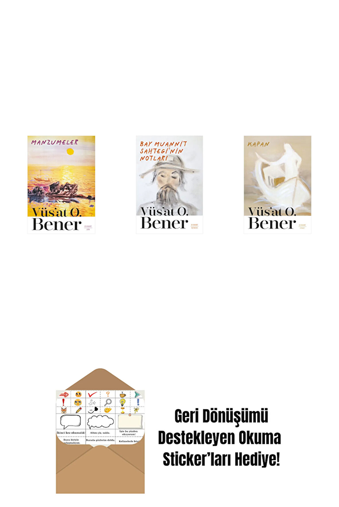 Manzumeler + Bay Muannit Sahtegi'nin Notları + Kapan + Okuma Sticker'ları