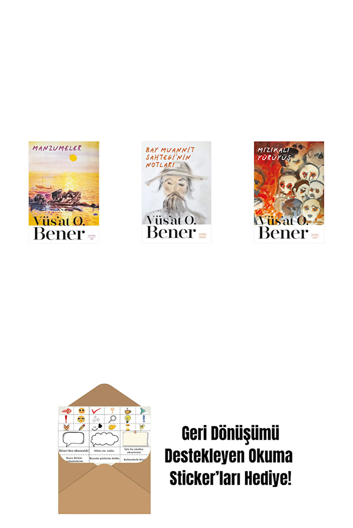 Manzumeler + Bay Muannit Sahtegi'nin Notları + Mızıkalı Yürüyüş + Okuma Sticker'ları