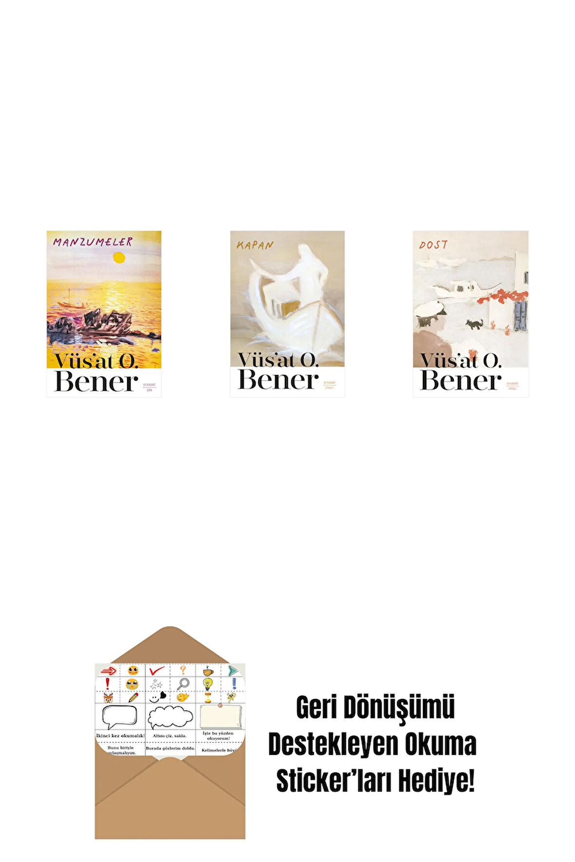 Manzumeler + Kapan + Dost + Okuma Sticker'ları