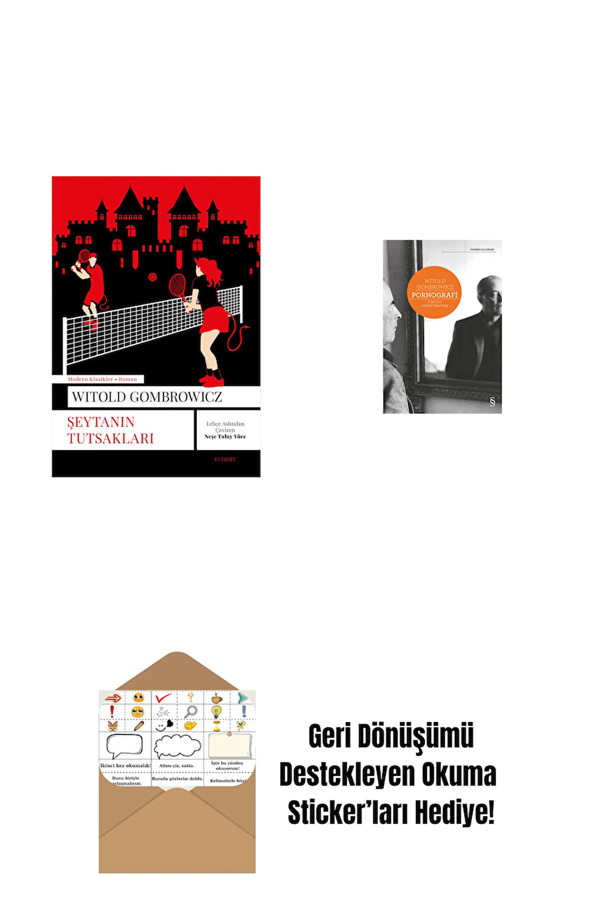 Şeytanın Tutsakları + Pornografi + Okuma Sticker'ları