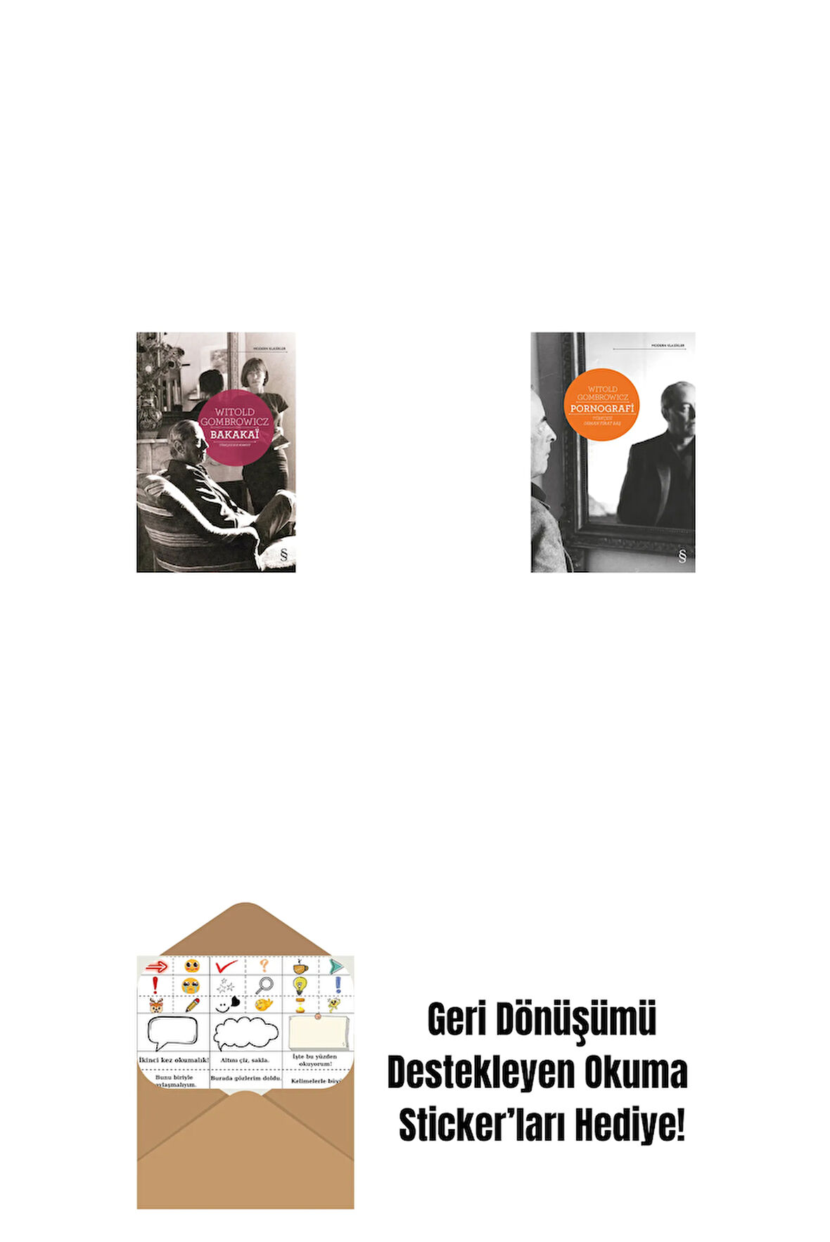 Bakakai + Pornografi + Okuma Sticker'ları