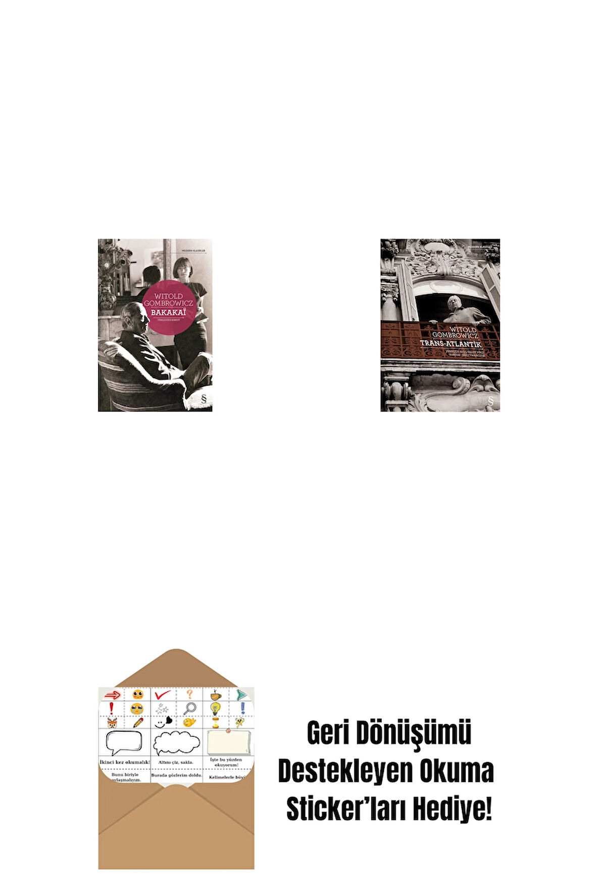 Bakakai + Trans-Atlantik + Okuma Sticker'ları