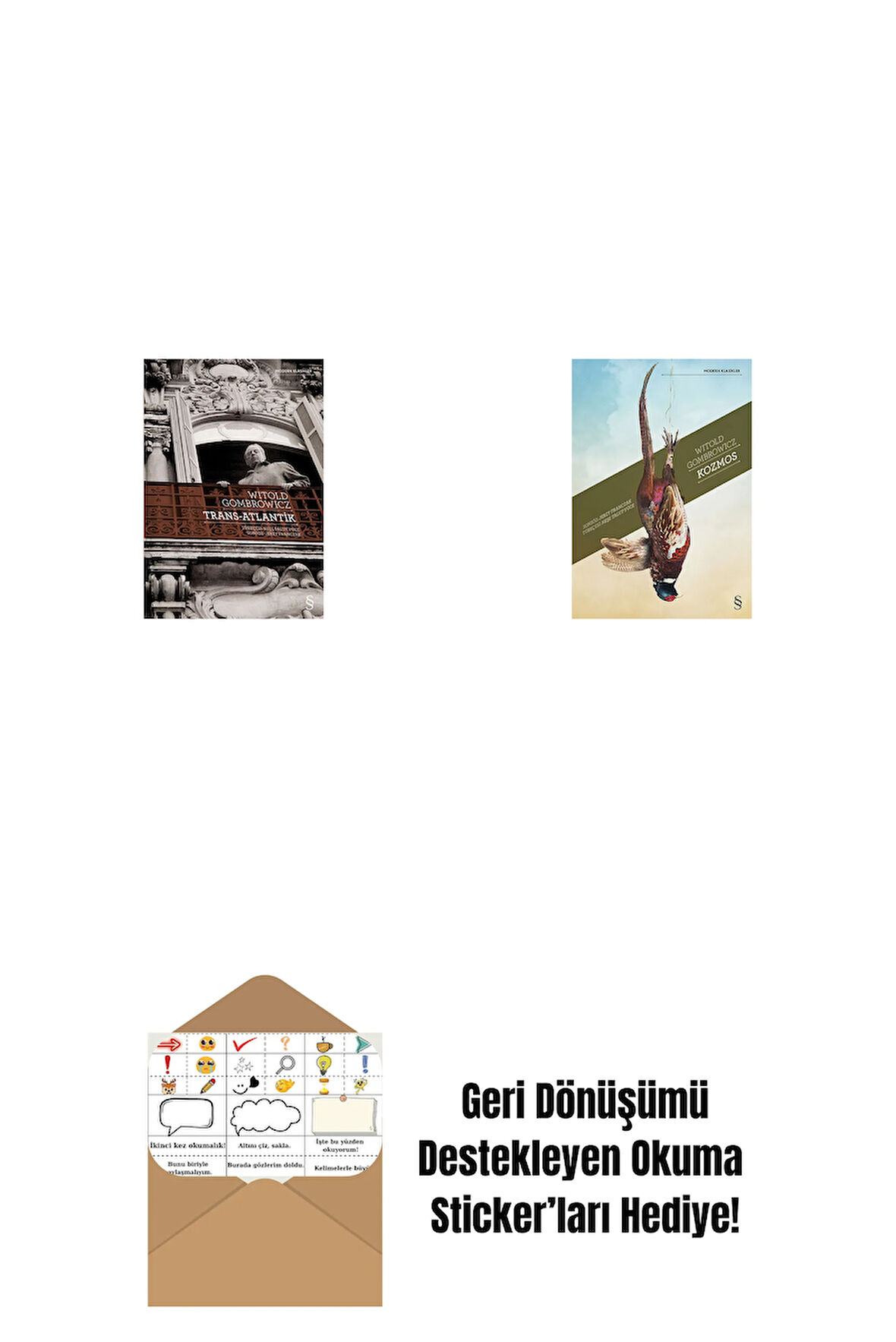 Trans-Atlantik + Kozmos + Okuma Sticker'ları