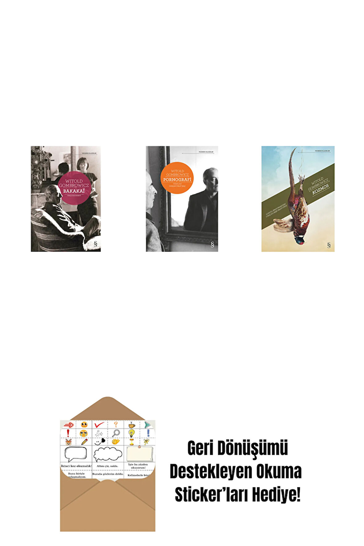 Bakakai + Pornografi + Kozmos + Okuma Sticker'ları