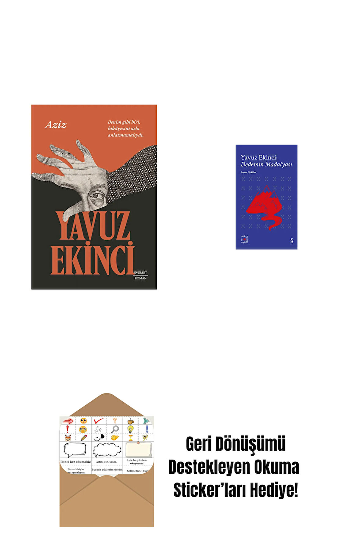 Aziz + Everest Açıkhava 39 - Dedemin Madalyası + Okuma Sticker'ları