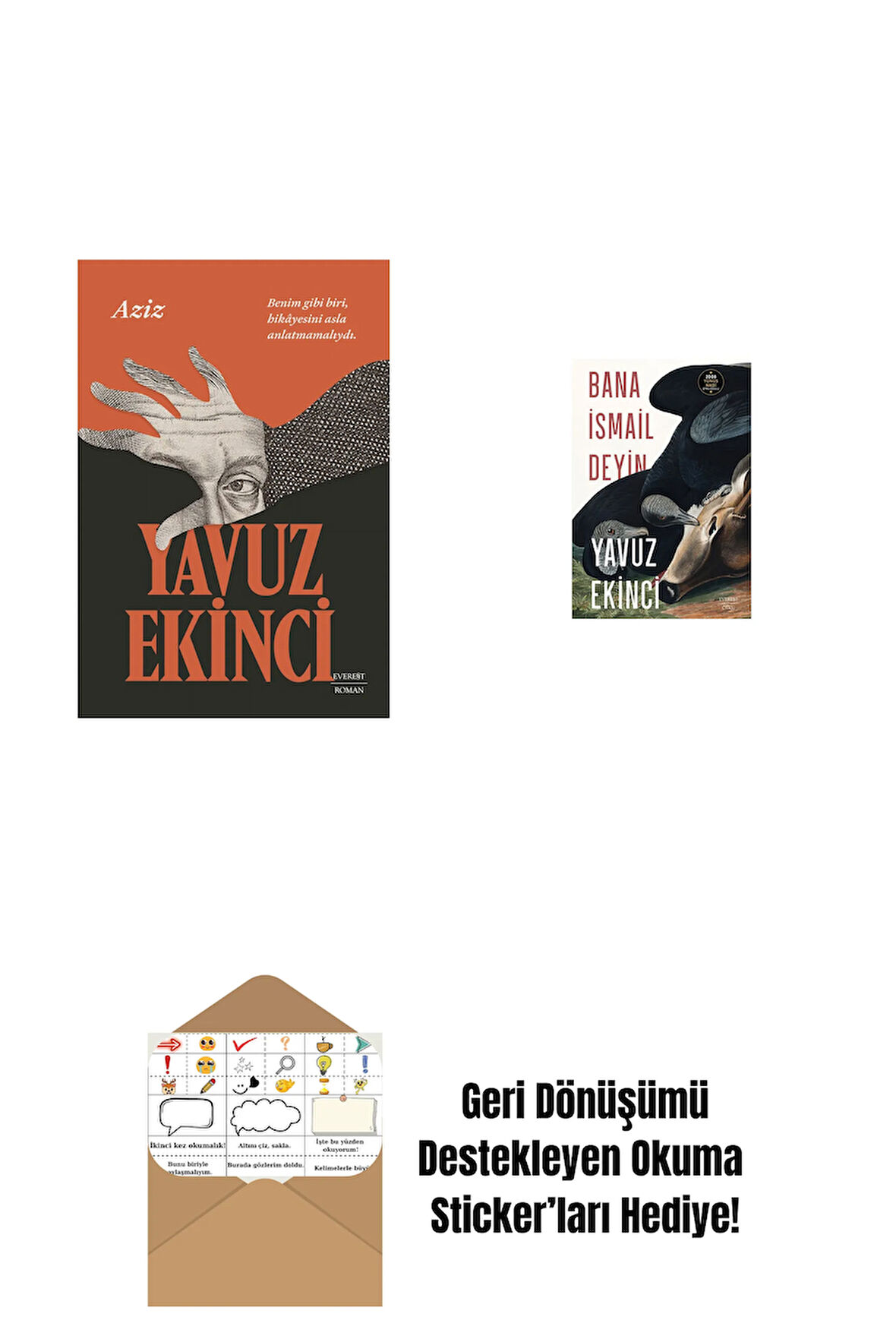 Aziz + Bana İsmail Deyin + Okuma Sticker'ları