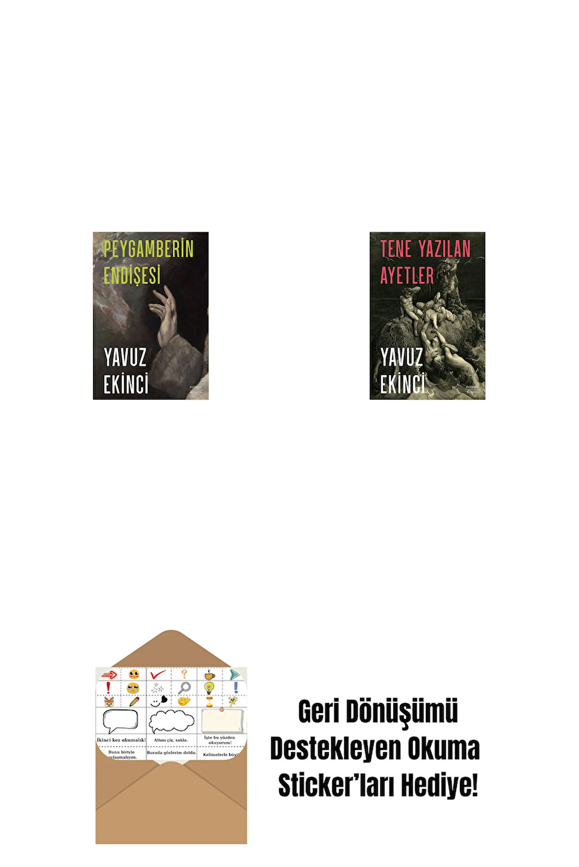 Peygamberin Endişesi + Tene Yazılan Ayetler + Okuma Sticker'ları