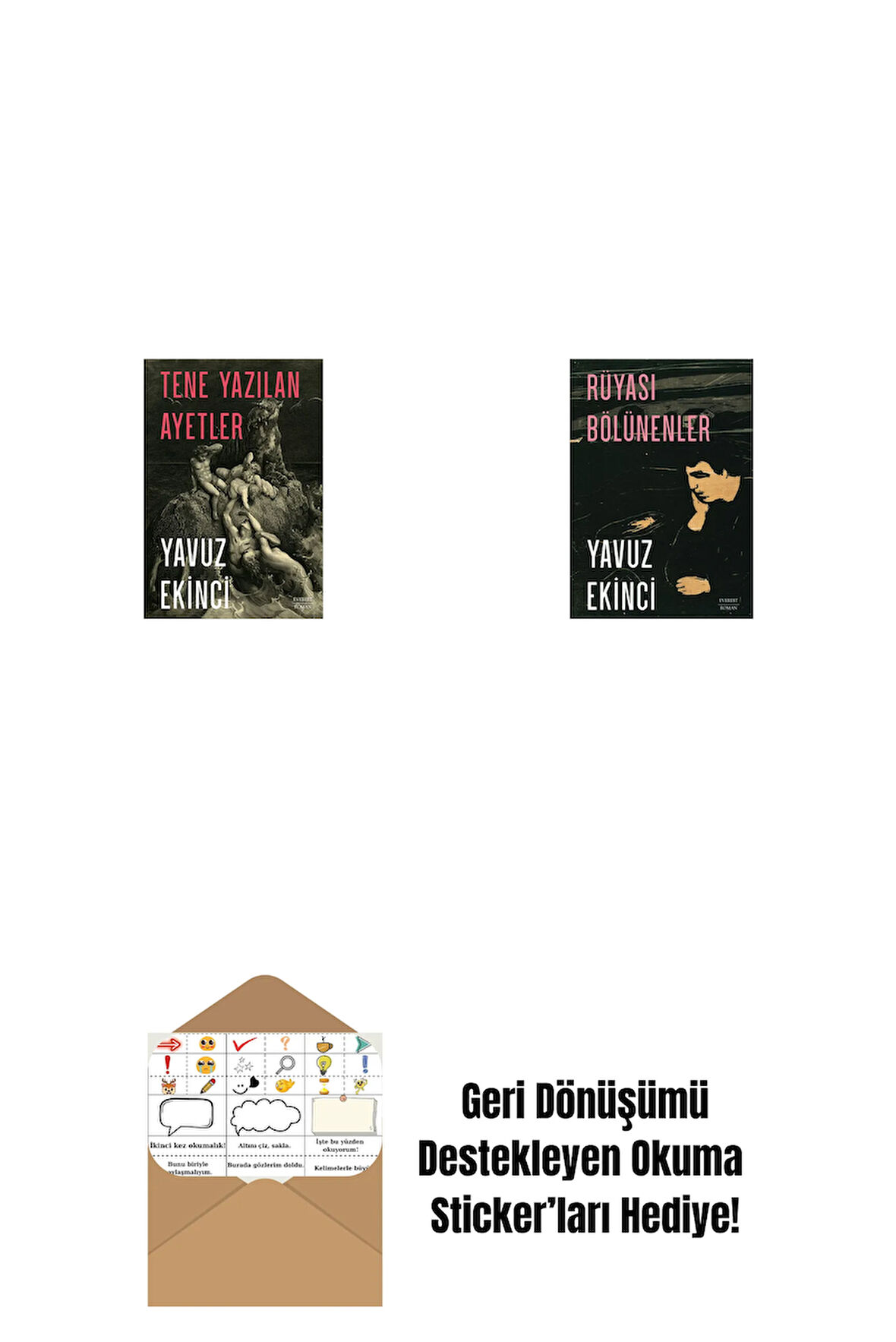 Tene Yazılan Ayetler + Rüyası Bölünenler + Okuma Sticker'ları