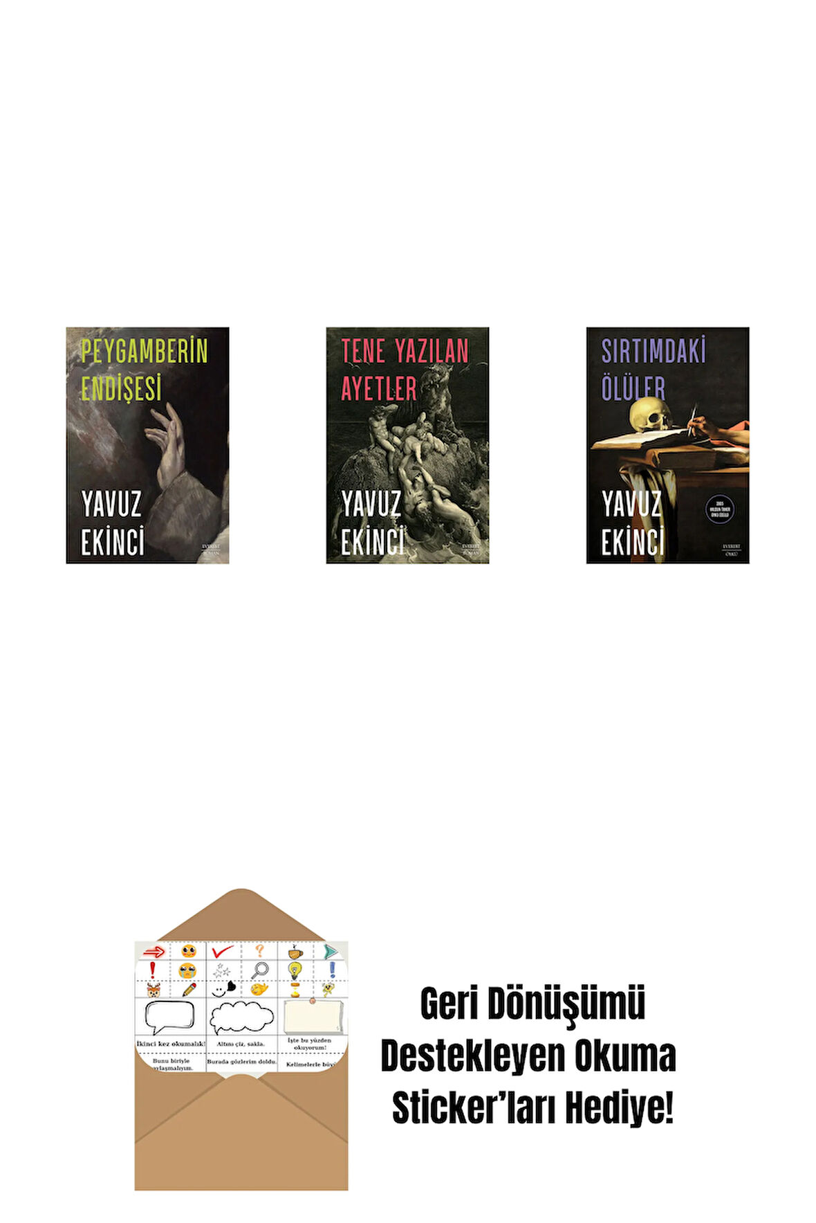 Peygamberin Endişesi + Tene Yazılan Ayetler + Sırtımdaki Ölüler + Okuma Sticker'ları