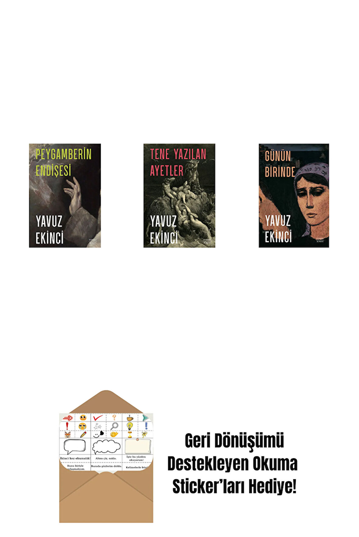 Peygamberin Endişesi + Tene Yazılan Ayetler + Günün Birinde + Okuma Sticker'ları