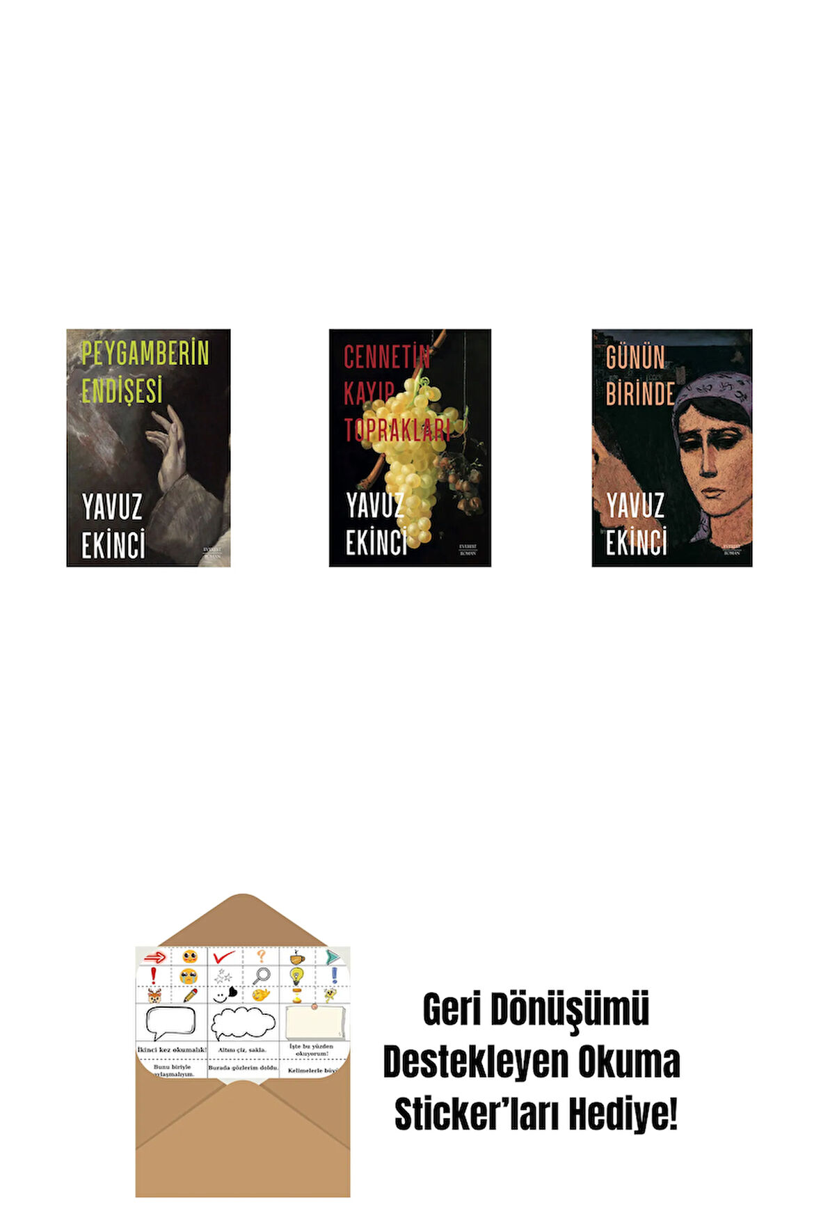 Peygamberin Endişesi + Cennetin Kayıp Toprakları + Günün Birinde + Okuma Sticker'ları