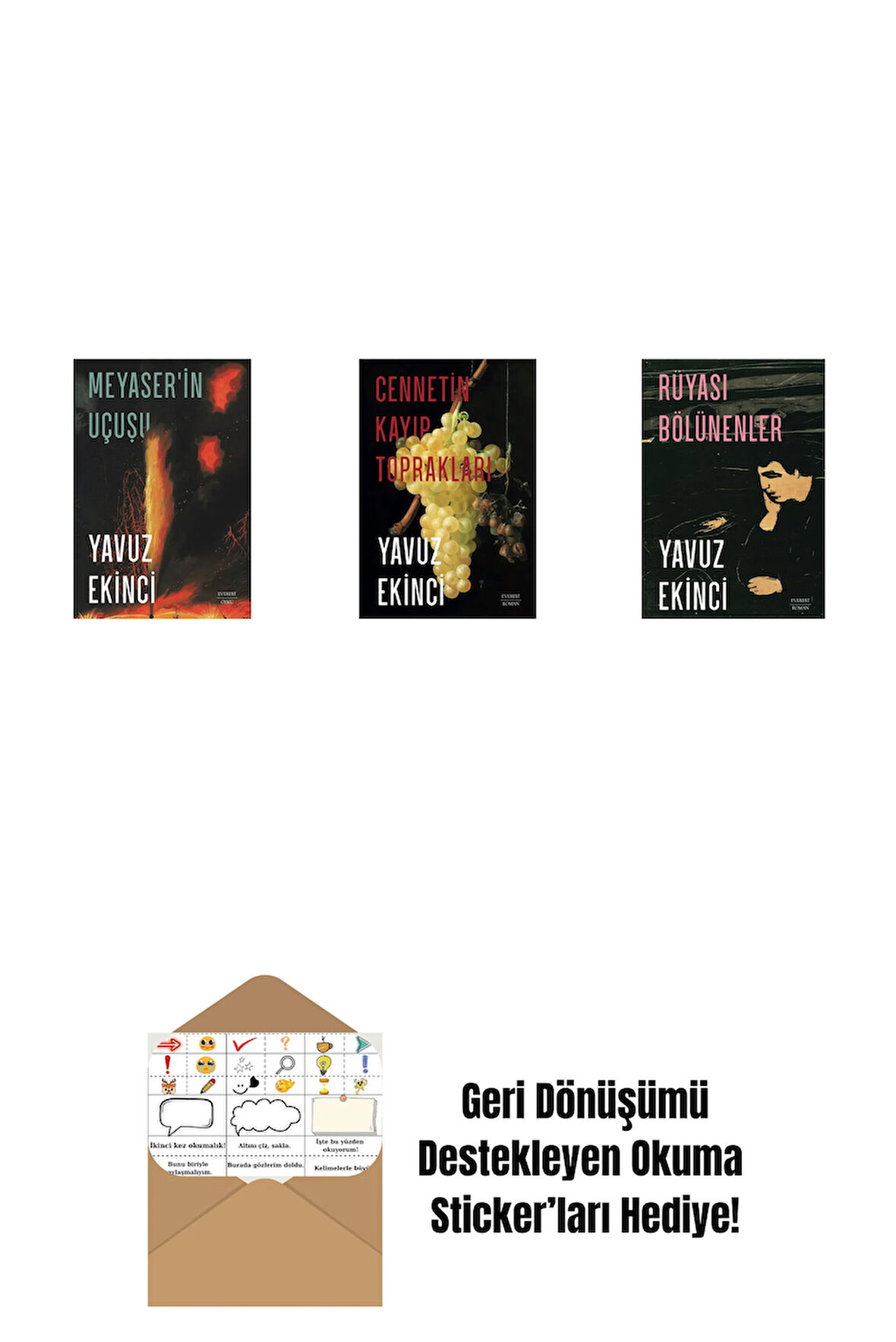 Meyaser'in Uçuşu + Cennetin Kayıp Toprakları + Rüyası Bölünenler + Okuma Sticker'ları