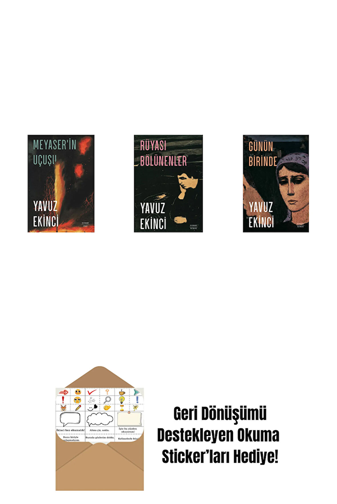 Meyaser'in Uçuşu + Rüyası Bölünenler + Günün Birinde + Okuma Sticker'ları