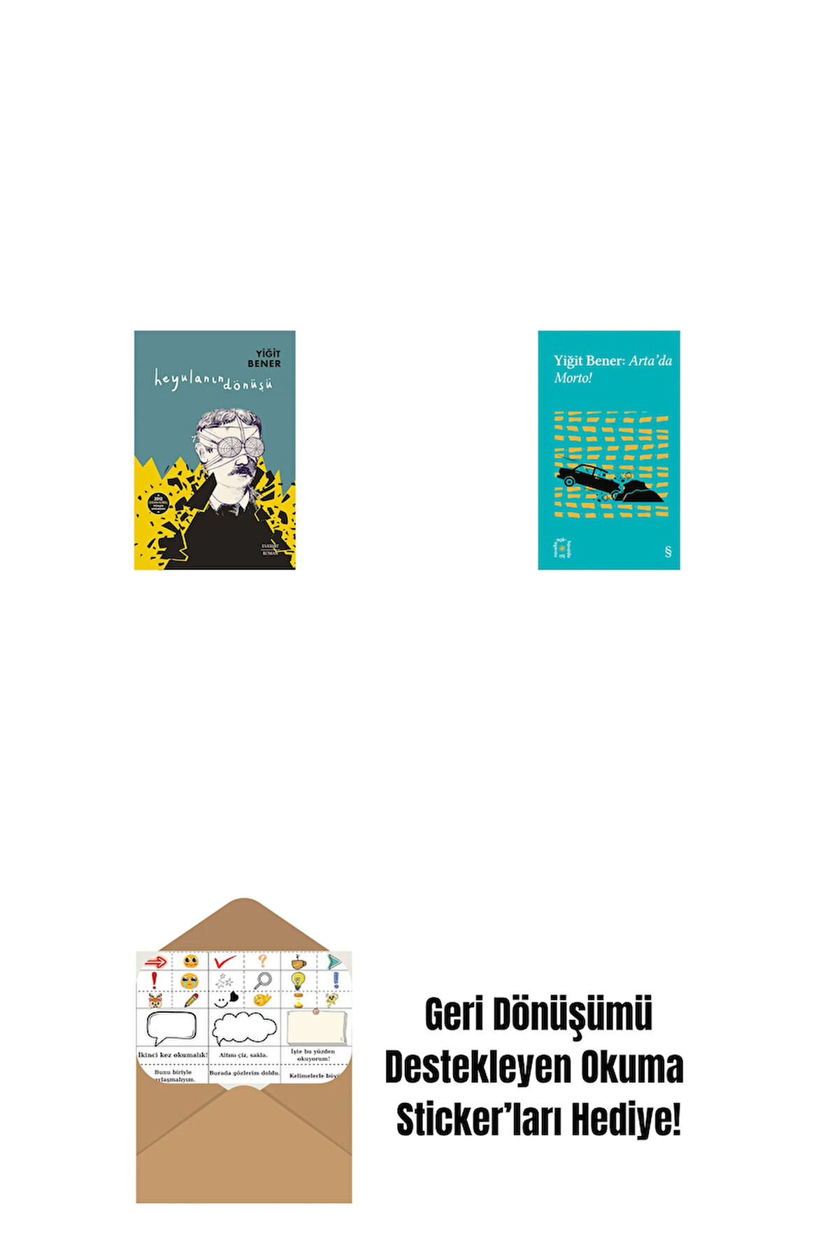 Heyulanın Dönüşü + Everest Açıkhava 32 - Arta’da Morto! + Okuma Sticker'ları