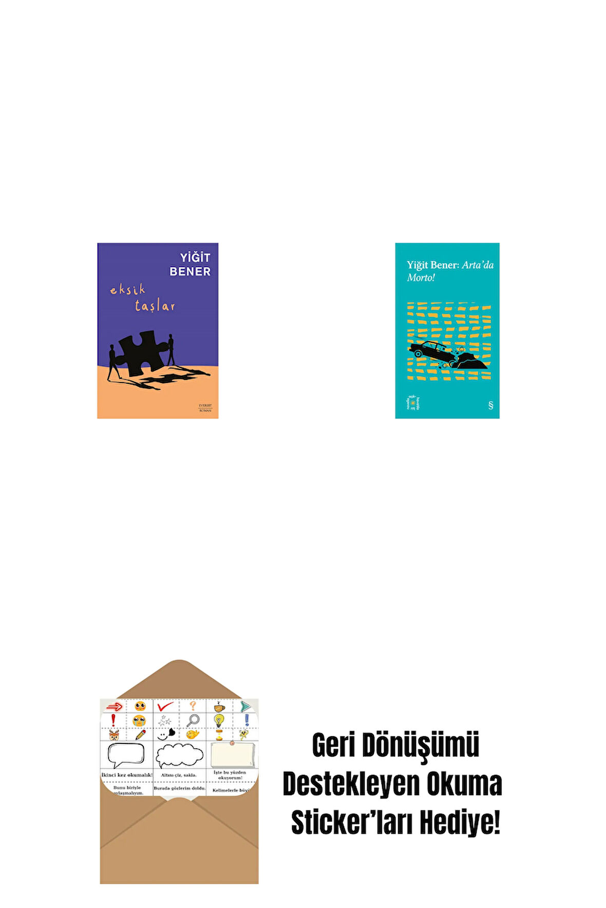 Eksik Taşlar + Everest Açıkhava 32 - Arta’da Morto! + Okuma Sticker'ları