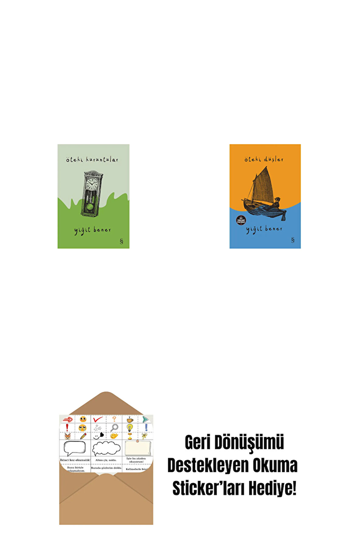 Öteki Kuruntular + Öteki Düşler + Okuma Sticker'ları