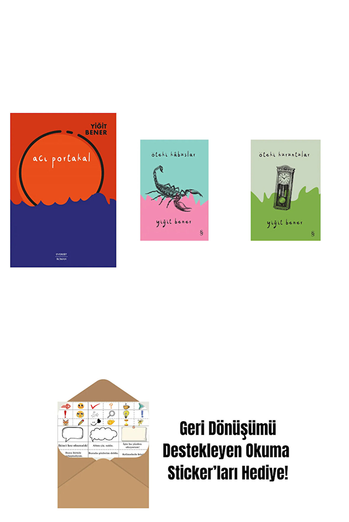 Acı Portakal + Öteki Kabuslar + Öteki Kuruntular + Okuma Sticker'ları