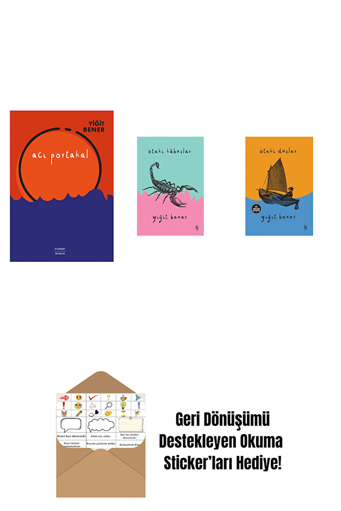 Acı Portakal + Öteki Kabuslar + Öteki Düşler + Okuma Sticker'ları