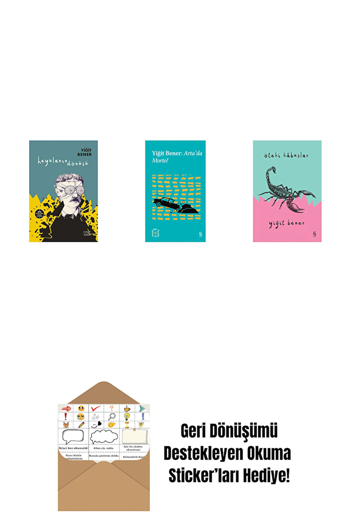 Heyulanın Dönüşü + Everest Açıkhava 32 - Arta’da Morto! + Öteki Kabuslar + Okuma Sticker'ları