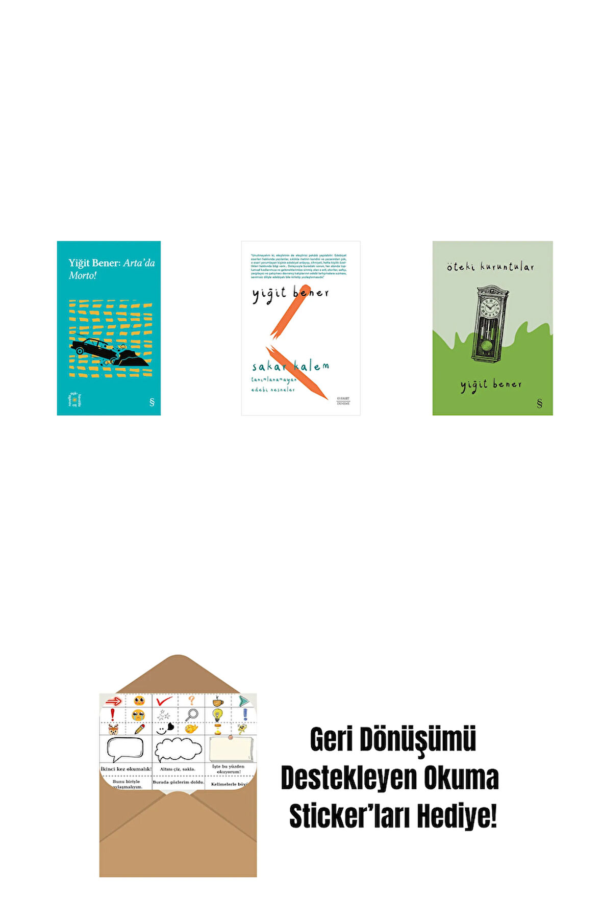 Everest Açıkhava 32 - Arta’da Morto! + Sakar Kalem + Öteki Kuruntular + Okuma Sticker'ları