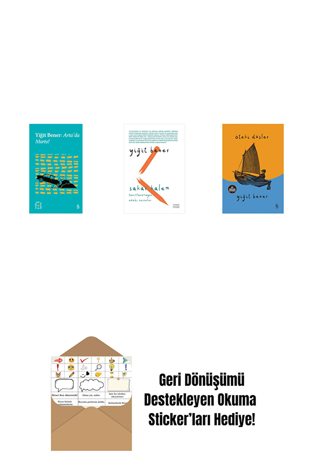 Everest Açıkhava 32 - Arta’da Morto! + Sakar Kalem + Öteki Düşler + Okuma Sticker'ları