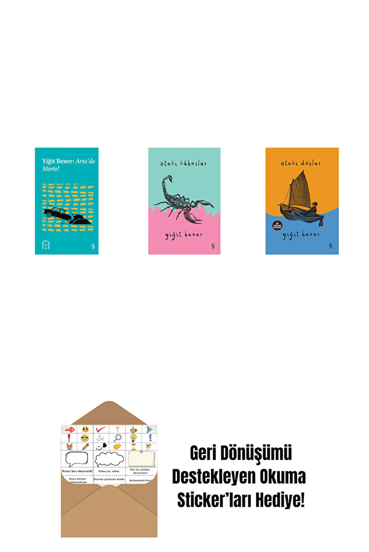 Everest Açıkhava 32 - Arta’da Morto! + Öteki Kabuslar + Öteki Düşler + Okuma Sticker'ları