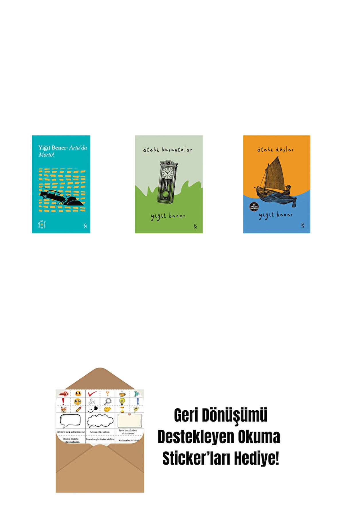 Everest Açıkhava 32 - Arta’da Morto! + Öteki Kuruntular + Öteki Düşler + Okuma Sticker'ları