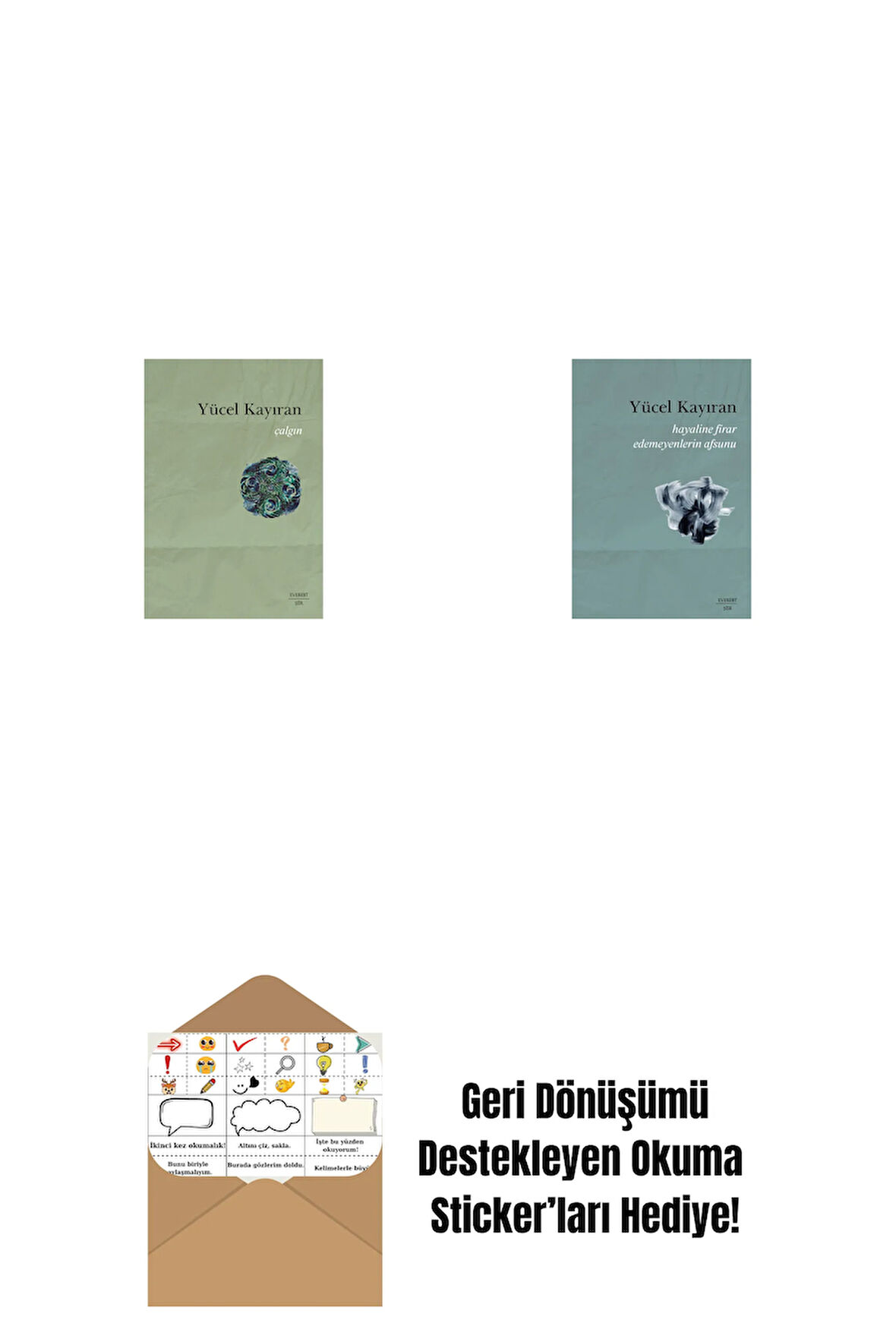 Çalgın + Hayaline Firar Edemeyenlerin Afsunu + Okuma Sticker'ları