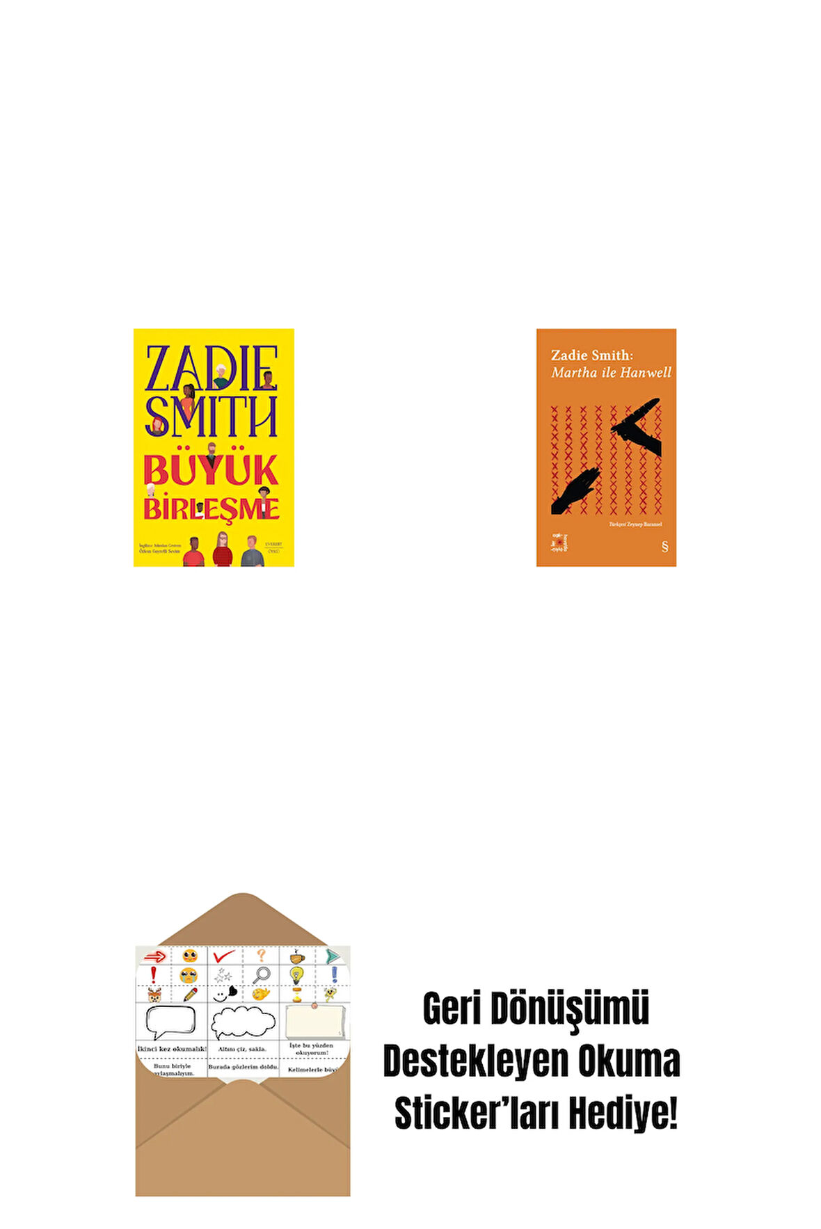 Büyük Birleşme + Everest Açıkhava 2 - Martha ile Hanwell + Okuma Sticker'ları