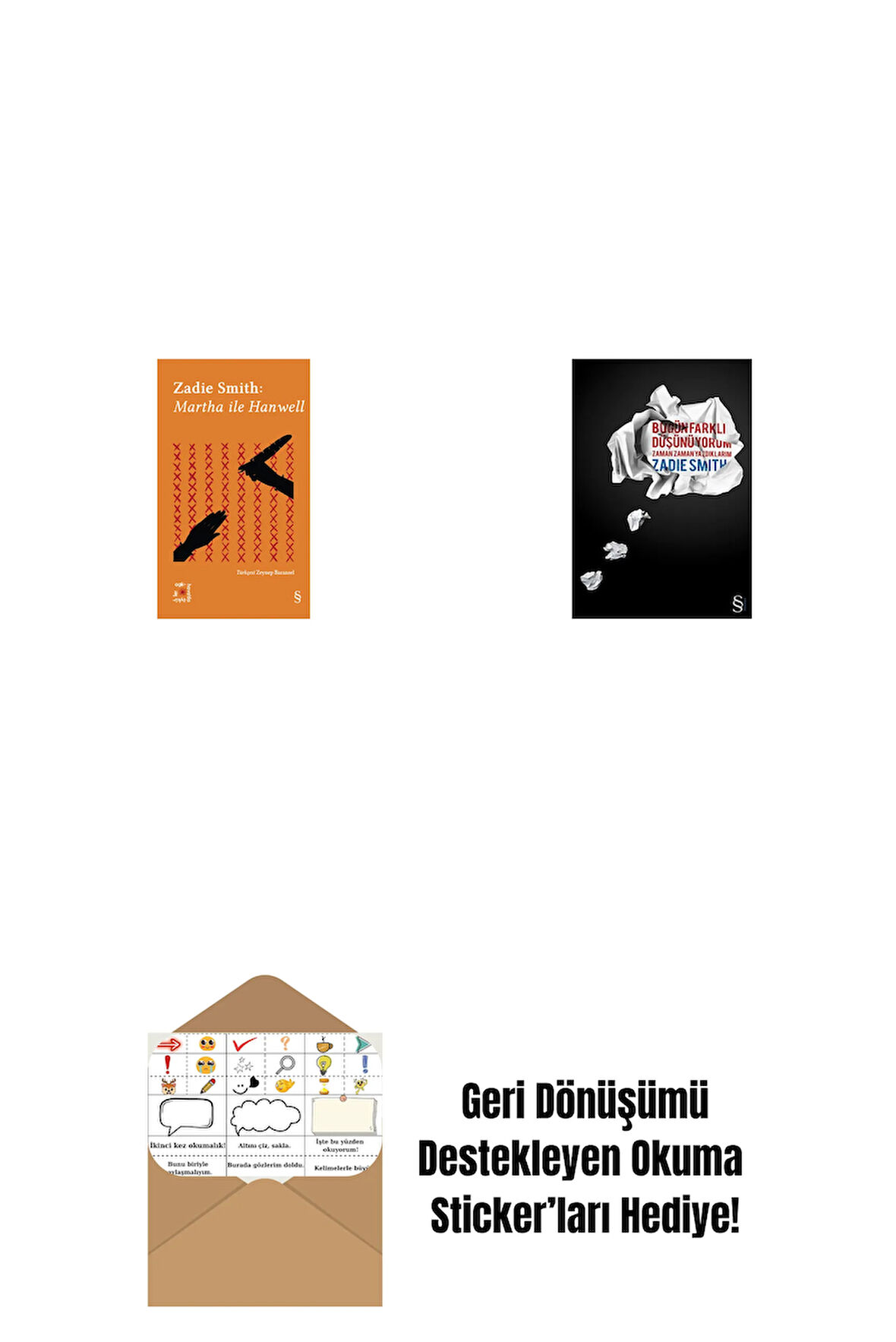 Everest Açıkhava 2 - Martha ile Hanwell + Bugün Farklı Düşünüyorum + Okuma Sticker'ları