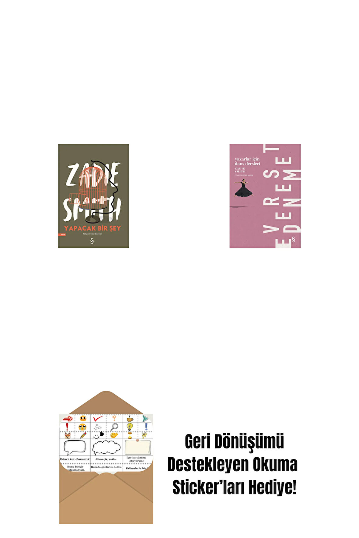 Yapacak Bir Şey + Yazarlar İçin Dans Dersleri + Okuma Sticker'ları