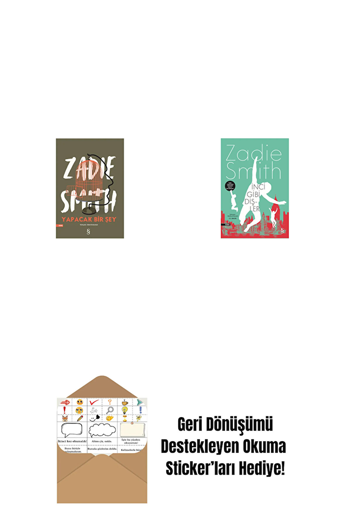 Yapacak Bir Şey + İnci Gibi Dişler + Okuma Sticker'ları