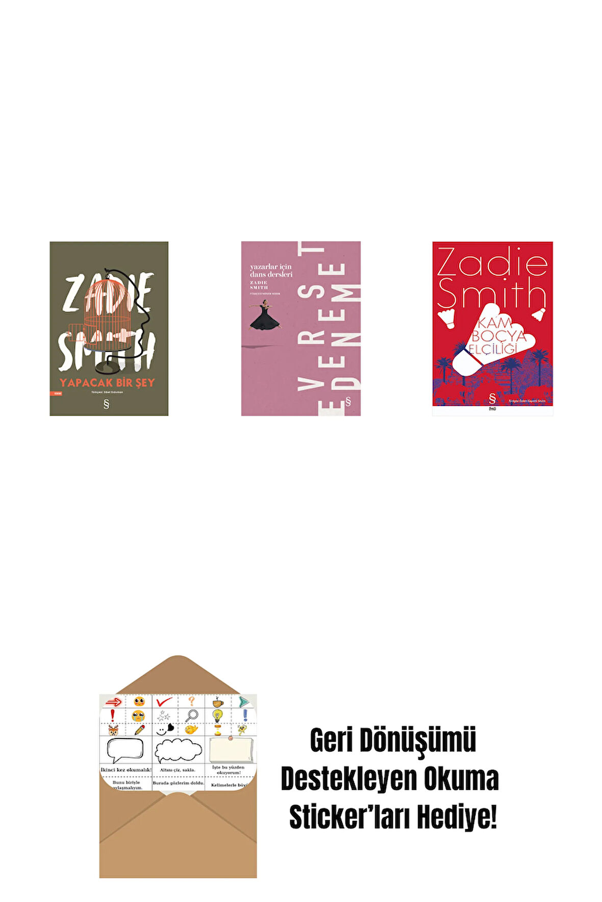 Yapacak Bir Şey + Yazarlar İçin Dans Dersleri + Kamboçya Elçiliği + Okuma Sticker'ları