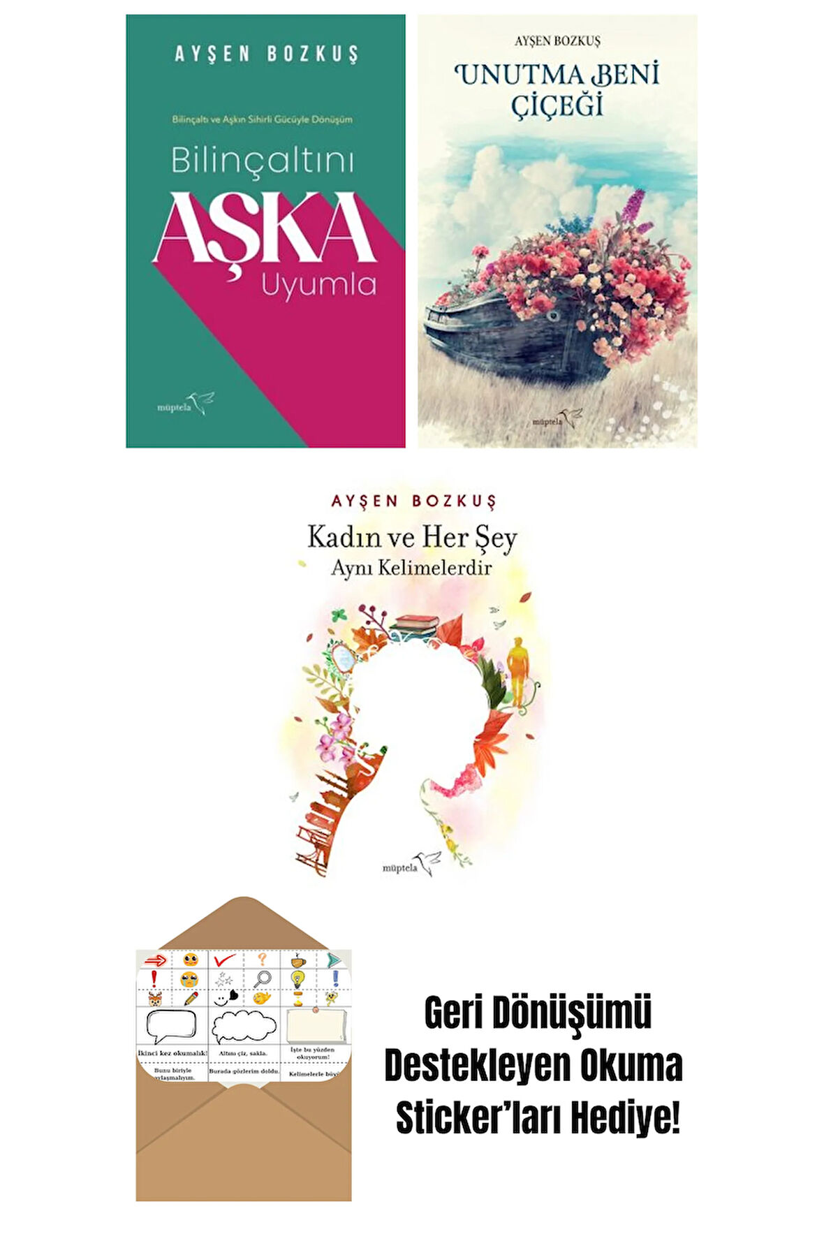 Bilinçaltını Aşka Uyumla + Unutma Beni Çiçeği + Kadın ve Her Şey Aynı Kelimelerdir