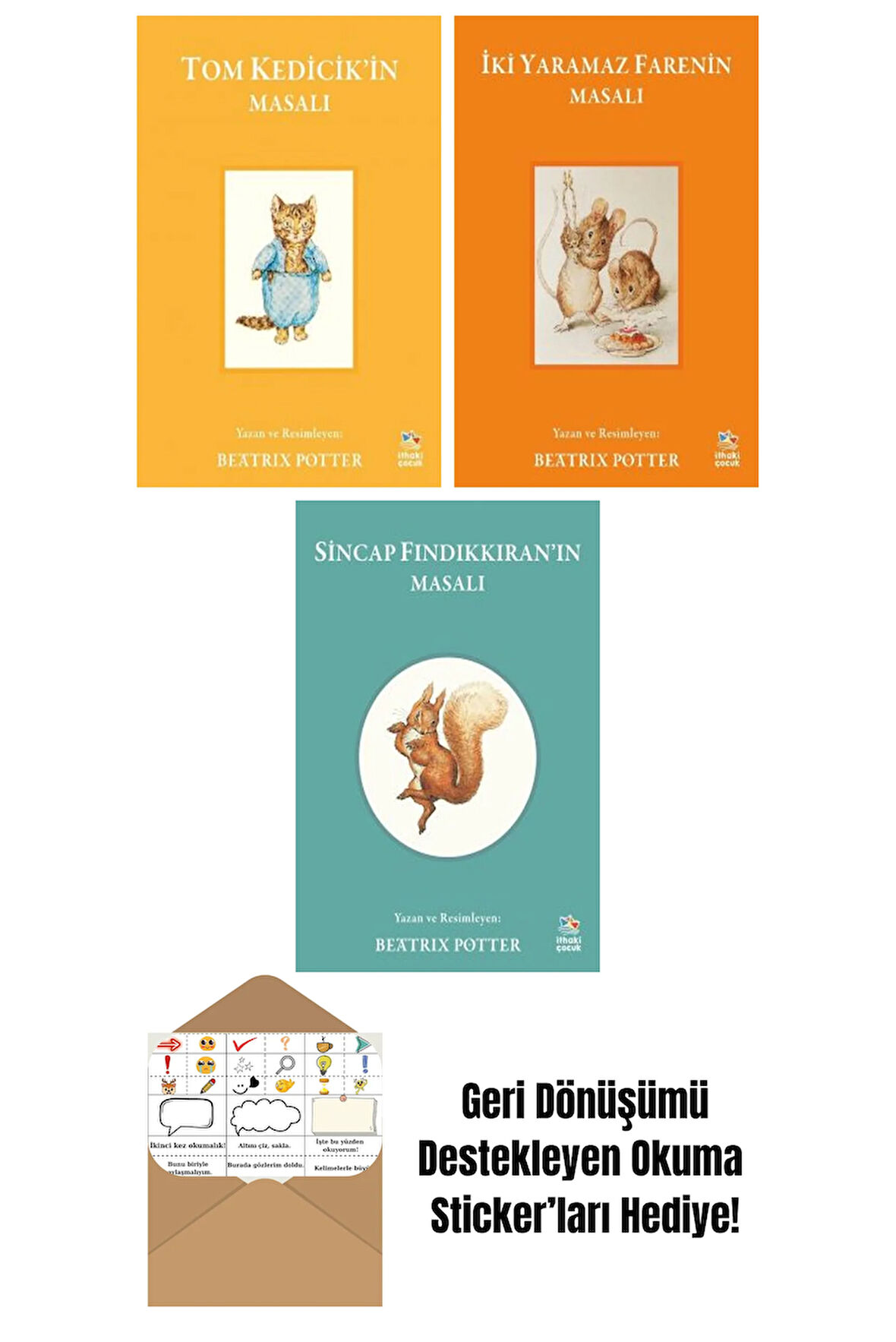 Tom Kedicik’in Masalı + İki Yaramaz Farenin Masalı + Sincap Fındıkkıran’ın Masalı
