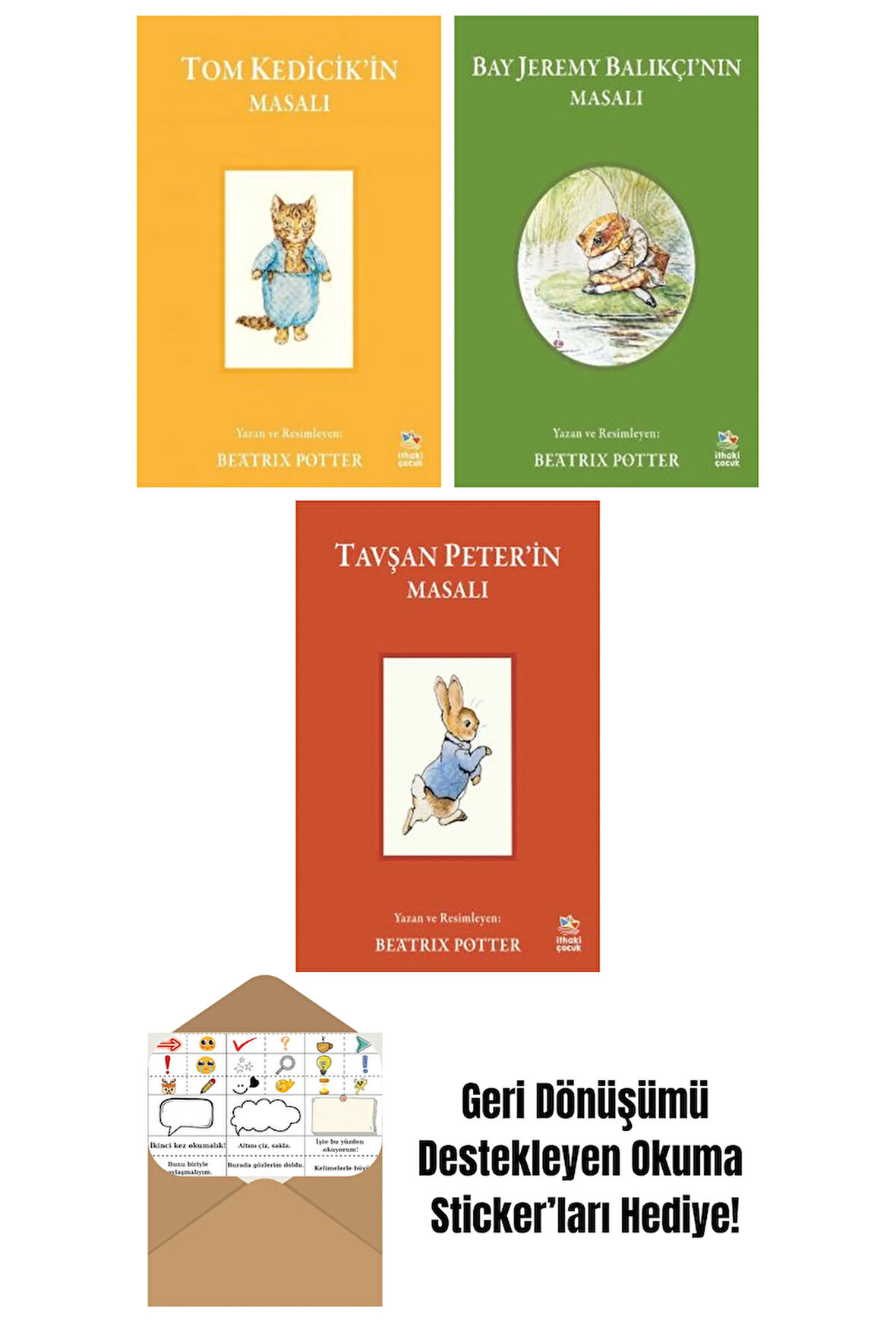 Tom Kedicik’in Masalı + Bay Jeremy Balıkçı’nın Masalı + Tavşan Peter’in Masalı