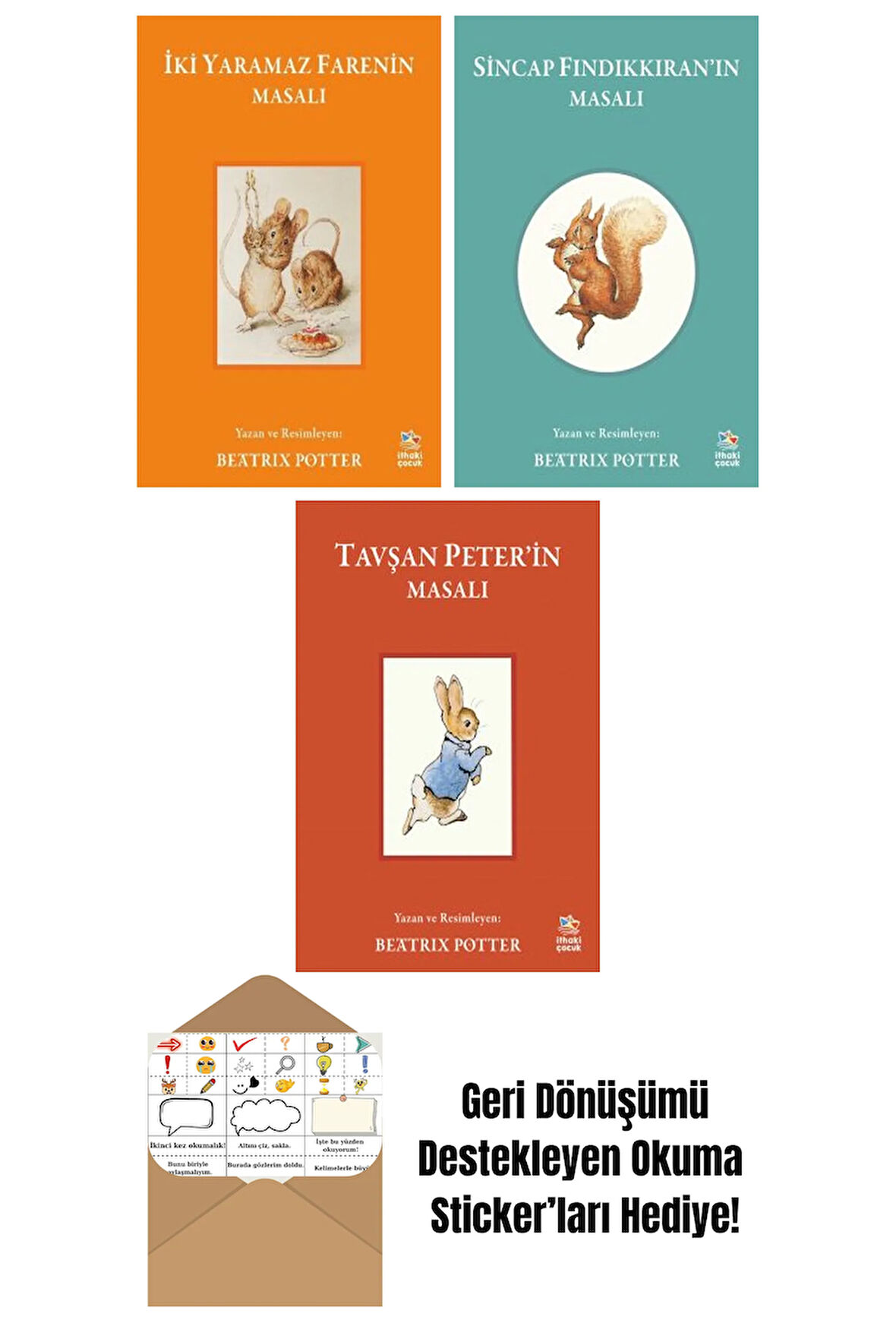İki Yaramaz Farenin Masalı + Sincap Fındıkkıran’ın Masalı + Tavşan Peter’in Masalı