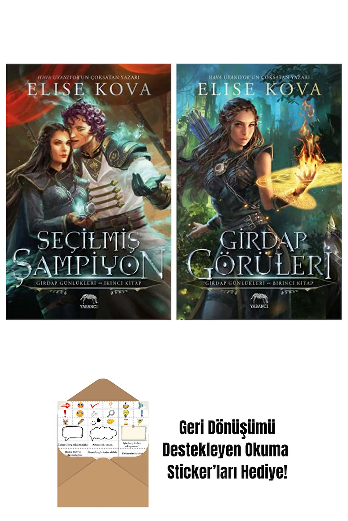 Seçilmiş Şampiyon – Girdap Günlükleri İkinci Kitap (Ciltli) + Girdap Görüleri – Girdap Günlükleri Birinci Kitap