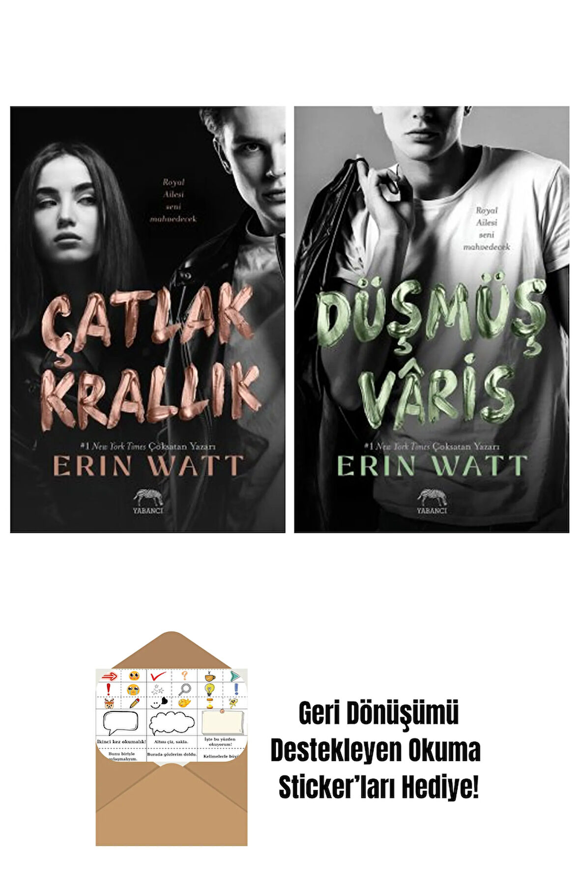 Çatlak Krallık – Royal Serisi 6. Kitap + Paramparça Prens – Royal Serisi 2. Kitap