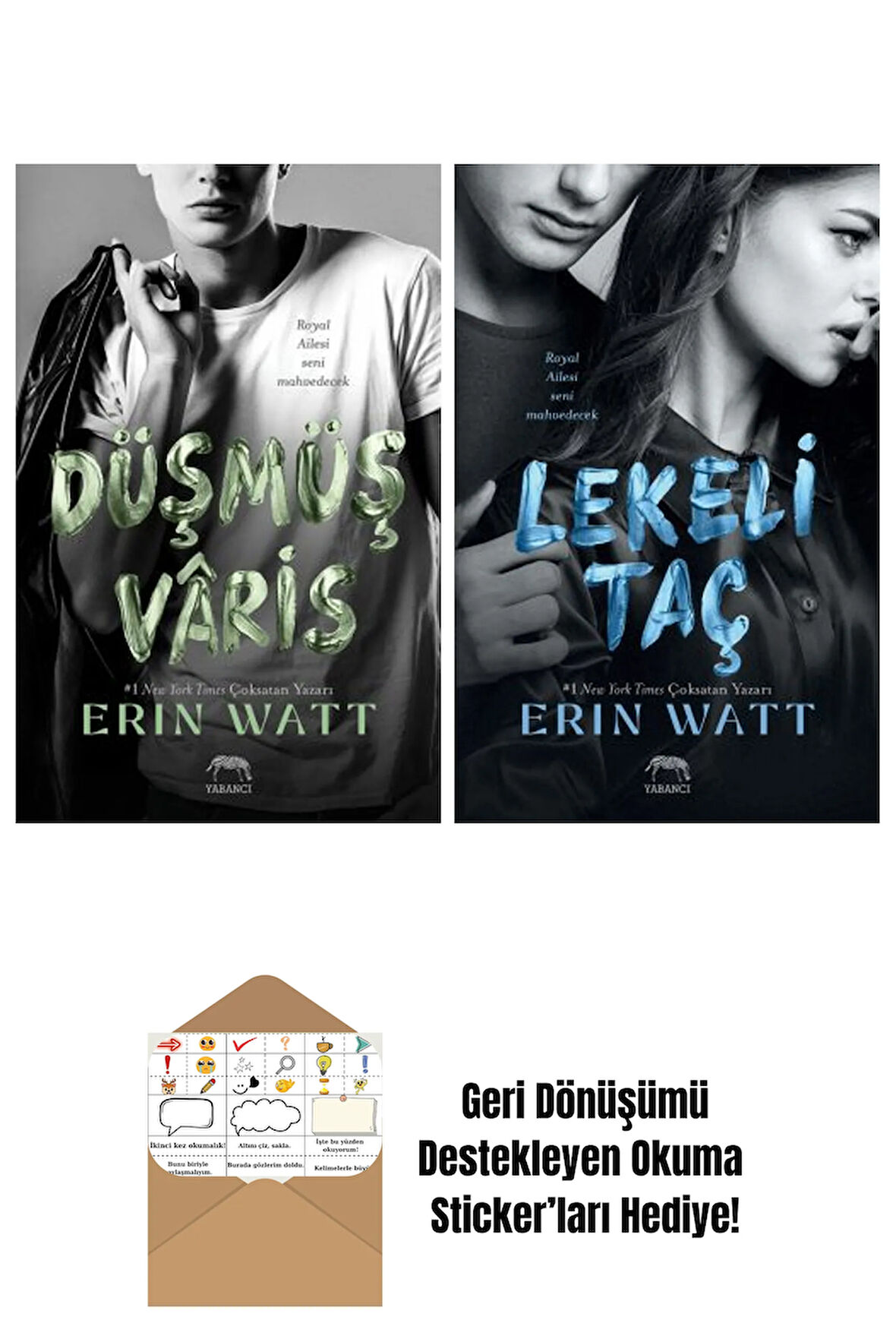 Düşmüş Vâris – Royal Serisi 5. Kitap + Kâğıt Prenses – Royal Serisi 1. Kitap