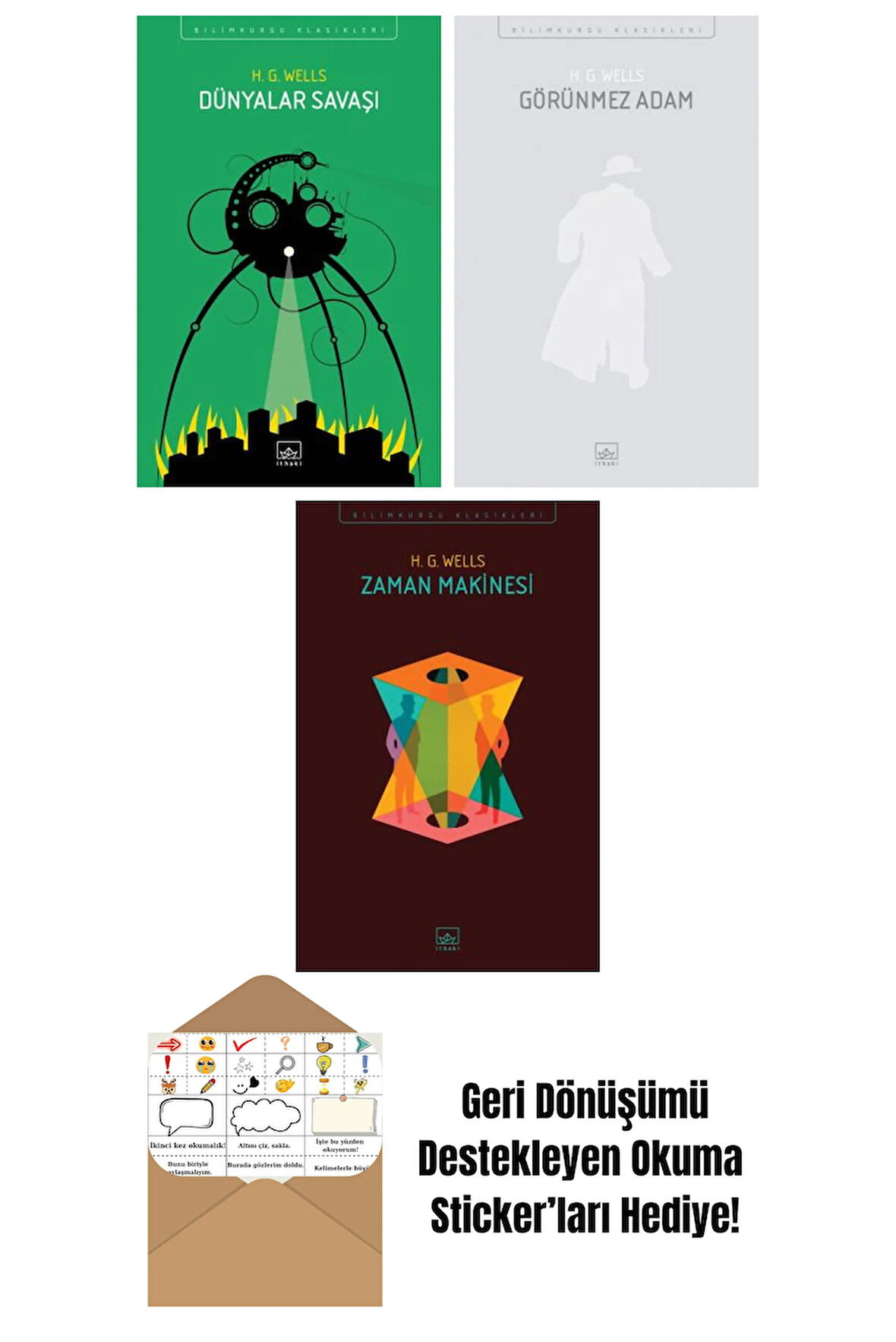 Dünyalar Savaşı + Görünmez Adam + Zaman Makinesi