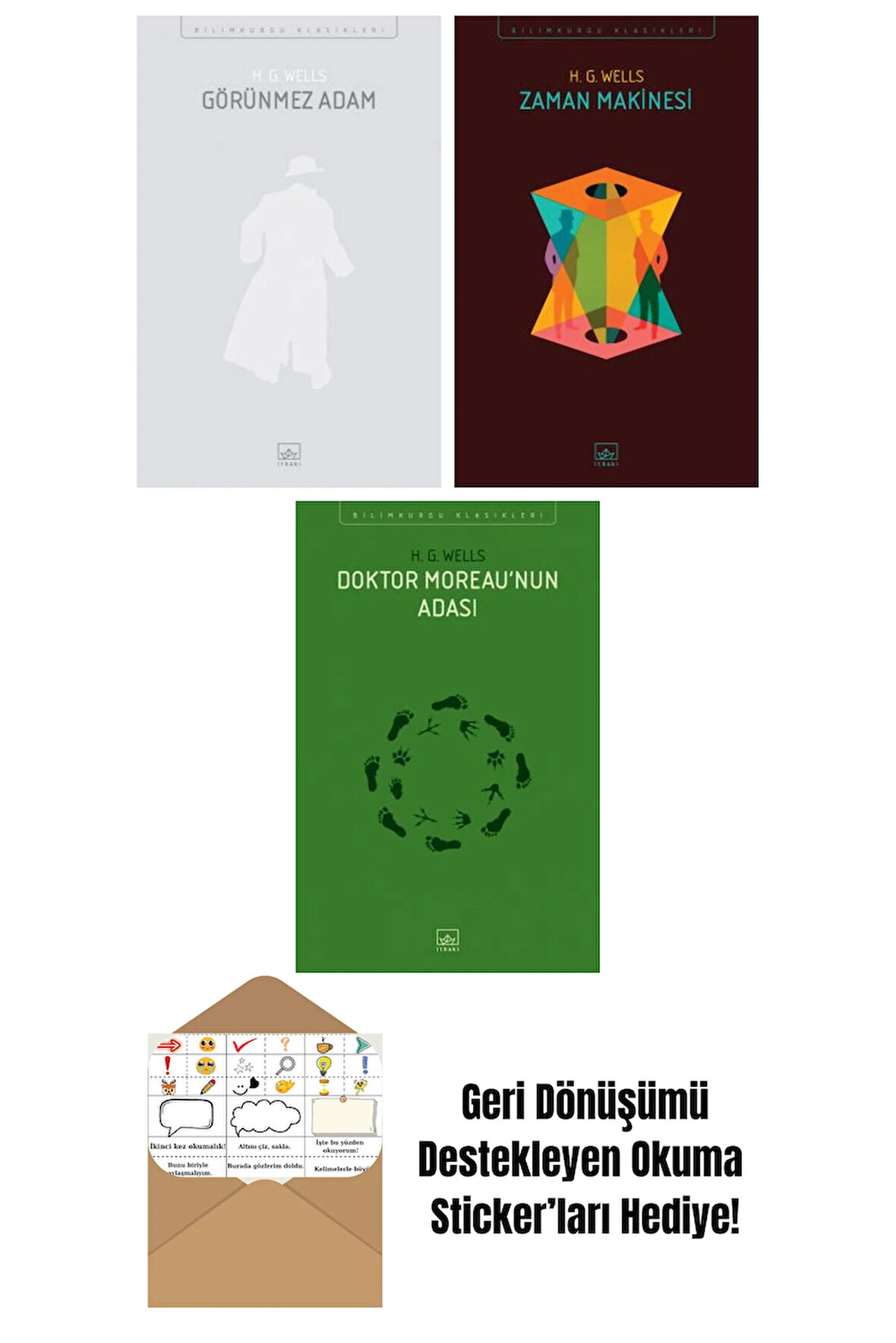 Görünmez Adam + Zaman Makinesi + Doktor Moreau’nun Adası