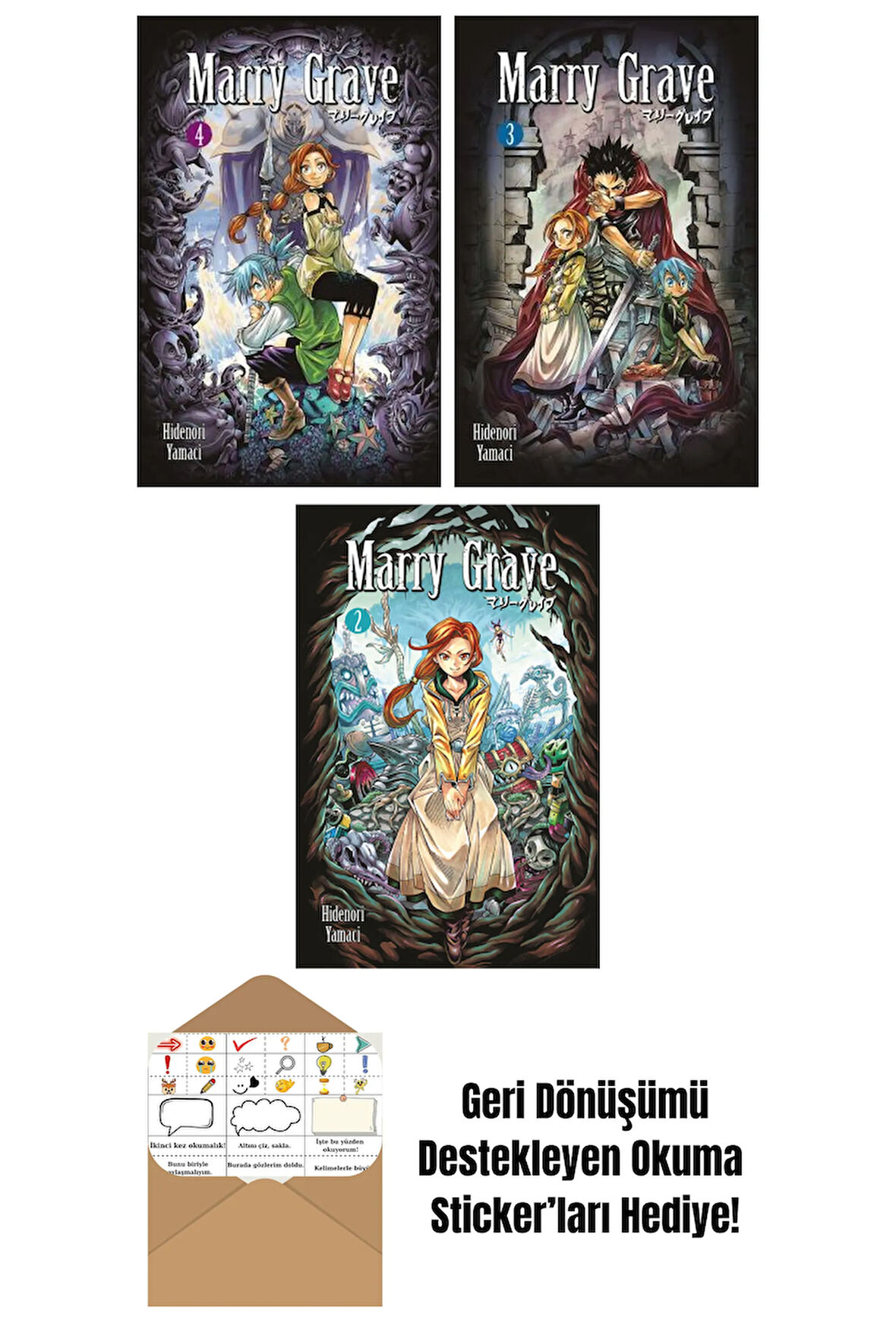 Marry Grave 4. Cilt + Marry Grave 3. Cilt + Marry Grave 2. Cilt