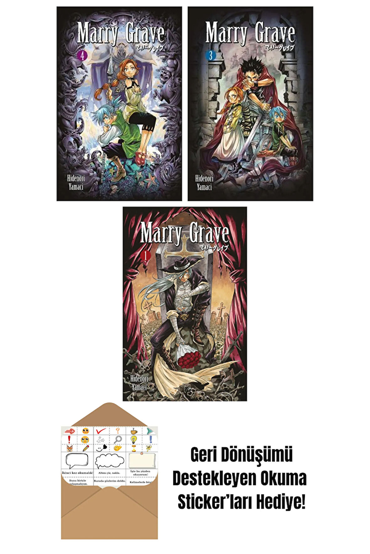 Marry Grave 4. Cilt + Marry Grave 3. Cilt + Marry Grave 1. Cilt