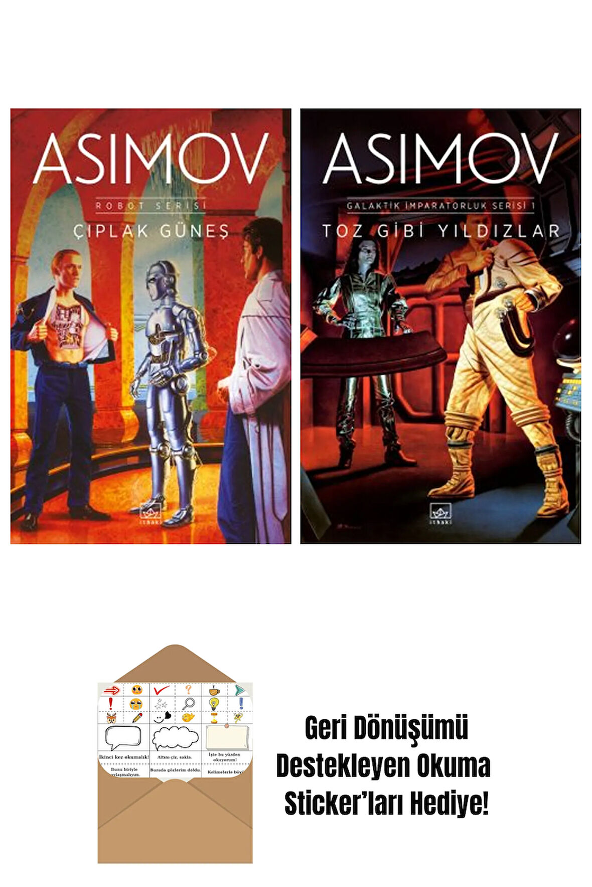 Çıplak Güneş – Robot Serisi 2. Kitap + Toz Gibi Yıldızlar – Galaktik İmparatorluk Serisi 1