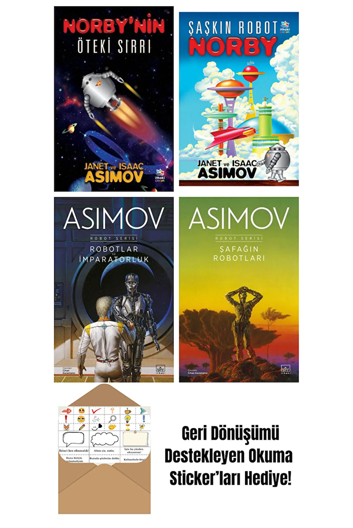 Isaac Asimov 4 Kitap Seti