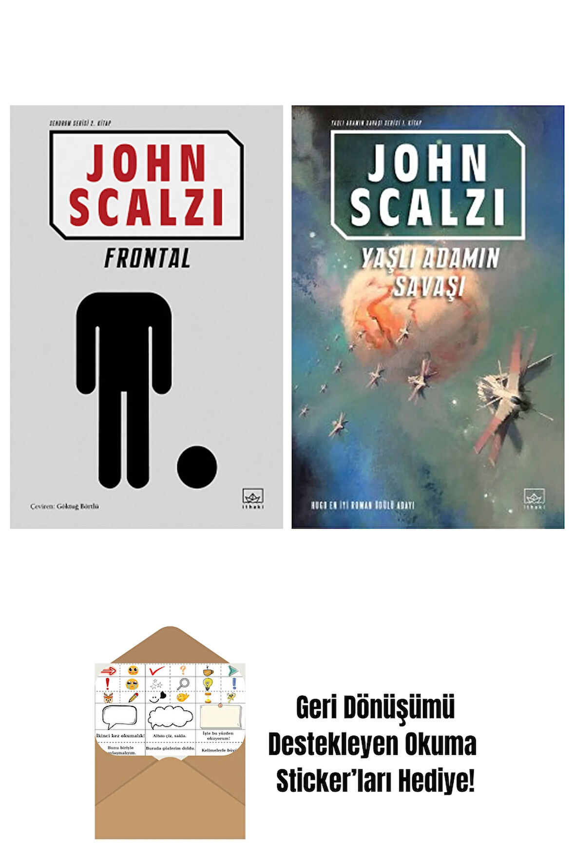 Frontal – Sendrom Serisi 2. Kitap + Yaşlı Adamın Savaşı – Yaşlı Adamın Savaşı Serisi 1. Kitap